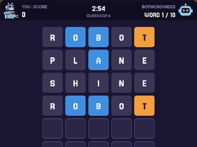 BOTWORD gameplay